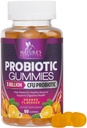 Probiotische Gummie für Frauen & Men's Digestive Health, 5 Billion CFU, Best Daily Probiotics Gummy für Vaginal, Immununterstützung & Gut Health, unterstützt okziale Beratung Gas & Bloating, 60 Gummies