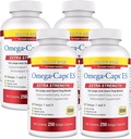 Omega-Caps Extra Stärke für große Zucht-Vet Formuliert für gesunde Radiant Skin & Coat während Reduzierung Shedding. Enthält Omega 3 für Immunsystemunterstützung, einfach zu dosieren, 1000 Weichgelkapseln