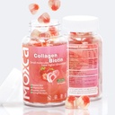 Collagen Gummies - 60 Count,Hydrolyzed Collagen Type 1 & 3,Vitamin C E für Frauen Männer Gesunde Haut Haargelenke Unterstützung,Non-GMO,Gluten-frei,Gelatin-frei (120 Zähler)