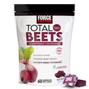 Force Factor Total Beets Soft Chews mit Beetroot, Nitrate, L-Citrulline, Grapeseed Extract und Antioxidantien, Healthy Energy Supplement mit Elite Zutaten, Herzgesundheit Superfood, 60 Chews
