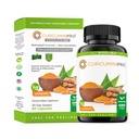 curcuminpro Complete Vegan | BioSoluble Brown Rice Protein & Organic Kurkuma Curcumin Supplement | Pflanzenbasierte Formel für die tägliche Wellness | 60 Count