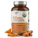 Purity Labs Organic Turmeric Curcumin Supplement mit Piperin 2.250 MG/Serving | 95% Curcuminoids Turmeric Supplements, Antioxidante Gelenkschmerzen Relief, Muskel- und Gehirnunterstützung | Non-GMO - 120 Kapseln