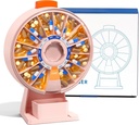 Odaro Large Pill Dispenser, Wöchentliche Pille Organizer 7 Tage Am Pm / 14 Tage Pille Box, Tägliche Medizin Pille Organizer mit Wall-Mounted oder Stand Use für Vitamin, Supplement, Medizin - Pink