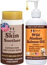 Natural Dog Company Gesunde Haut Bundle, unterstützt gesunde Haut und lindert trocken, juckende Haut, Allergy Relief für Hunde