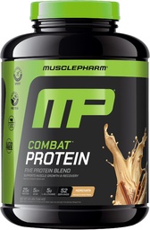 Muscle Pharm Combat Protein Powder, Horchata Flavor, Fuels Muscles for Productive Workouts, 5 Proteinquellen einschließlich Whey Protein Isolate & Egg Albumin, Gluten Free, 4 lb, 52 Servierungen