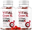(2 Pack) Vital Grow XL Male Gummies - Herren Performance Gummies 1050MG Vital GrowXL Blend, Vital Growth Gummy Advanced Gomitas Formula, 120 Gummies für 2 Monate