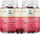 Hormon Balance für Frauen Gummier aller Altersgruppen - PMS Unterstützung Ergänzung für Frauen Menstrual Cycle & Hormonal Balance Menopause & Mood Swings mit Vitamin B6 & Dong Quai - 60 Chews - 2 Packung