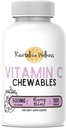 Vitamin C Chewables | 500 mg Vitamin C als Ascorbinsäure pro Servieren | Berry Blast Flavor | 60 Servierungen