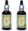 Yan Hu SUO (Corydalis Ambigua) Glycerit, Getrocknete Wurzeln Alkoholfreier Flüssigextrakt (Markenname: HerbalTerra, Proudly Made in USA) 2x2 fl.oz (2x60 ml)