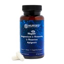 Klinisch untersucht – Premium High Absorption Magnesium Schlafergänzung – Magnesium L-Threonate L-Theanin Apigenin – Schlaf &amp; Stress – Dritte getestet – Made in USA – Glutenfrei