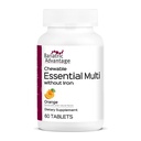 Bariatric Advantage Essential Multivitamin ohne Eisen - 200 DV von Schlüsselnährstoffen - Trace Mineral Support* - Multivitamine für Bariatric Patienten - Orange - 60 Tabletten