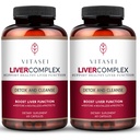 VITASEI Liver Cleanse Detox & Repair, Liver Complex W/Milk Thistle Extract, Garcinia, Curcumin C3, Unterstützung pflanzliche Nahrungsergänzung, Detox Formel für Frauen & Männer, 60 Kapseln (Pack von 2)
