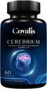 Cerebrium Brain Health Supplement | Broad Spectrum Vitamins & Minerals | Phosphatidylserine & Huperzine-A | Kognition, Gedächtnis, Fokus | 60 Kapseln