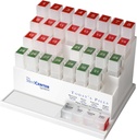 Medcenter Monatliche Pille Box Organizer, 4 Mal pro Tag, Große 31 tägliche Pillen Fälle mit Vitaminen, Ergänzungen, Medikamente, 31 Tage Pille Organizer