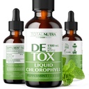 Flüssige Chlorophyll Tropfen 50mg: Vegan Chlorophyll Flüssigkeitstropfen für natürliche Energie Boost, Immununterstützung, Körperdetox für Hautpflege, interner Deodorant | Mint Flavor, Non-GMO, Gluten Free Total Nutra 2oz