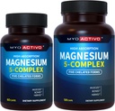 60ct + 120ct - MyoActivo 5-in-1 Magnesium Complex - Hohe Absorption - Chelat Magnesium