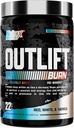 Nutrex Outlift Burn Pre-Workout Supplement für Energie, Fokus & Endurance | Metabolyte, L-Citrulline, Beta-Alanine & Caffeine | Thermogenic Formula for Performance(22 Servings, Red White Merica)