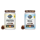 Garten des Lebens Organische Vegan Schokoladenprotein Pulver Raw Organic Meal Ersatz Shakes - Schokolade Pflanze basiert Vegan Protein Pulver