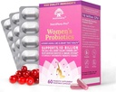 Nutricelebrity NutriFlora-Pro Probiotics für Damen - Unterstützung Vaginal, Urinary Health, Immunsystem Verdauungssystem Unterstützung, Cranberry Pills Supplement, 10 Billion CFU 6 Strains (30 Caps) - 2 Pack