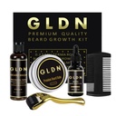 GLDN Bart Kit | Enthält Bartöl, Bart Serum, Bart Comb & Bart Derma Roller