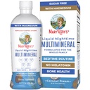 MaryRuth's Liquid Nighttime Multimineral | No Melatonin | Bedtime Routine | Magnesium Citrate | Calcium | Zink | Vitamin D3 | Erhältlich in 4 Geschmack - Vegan | Zuckerfrei | Glutenfrei | 15.22 Oz