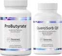 Tesseract Gut & Immune Support Bundle – ProButyrate 600mg & QuerciSorb Quercetin 400mg, 120 + 90 Kapseln, Allergiker, Gastrointestinal & Immune Health