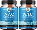 NAC Supplement N-Acetyl Cystein 1000mg - Vegan hohe Absorption Nicht-Smelly NAC 1000mg Kapseln Glutathione Precursor für Leberreiniger Detox & Repair Plus Lung Gesundheit und Immunität Unterstützung (4 Monate)