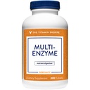 Das Vitamin Shoppe Multi Enzym - unterstützt die Verdauung und Absorption von Protein, Carbs & Fat (300 Tabletten)
