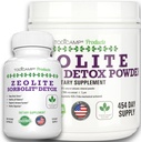 Zeolite Detox Pack Mindestens 120 Tage Versorgung Zeolit Kapseln und Zeolith Pulver Bundle