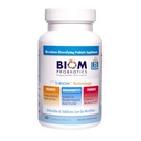 Biom Probiotics 3-in-1 Formel (Cold Shipped) mit- 25 Billion Flora Probiotics, Prebiotics und Immunobiotics für bessere Immununterstützung - Diversifiziert Gut Microflora und Microbiome - für Männer & Frauen
