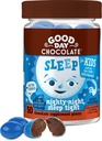 Guten Tag Schokolade Melatonin für Kinder [50 Count] - Fair Trade Non-GMO Schokolade mit Kamille und Melatonin 1 mg - Kleinkind Melatonin, Kinder natürliche Schlafhilfe für Alter 3 und nach oben