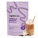 Copina Co. Vanilla Beauty Vegan Collagen Booster Creamer: Plant Based Collagen Support Smoothie Drink Vegan Creamy Blend | Vanilla Flavor | 1 Tasche - 25 Servierungen pro Tasche