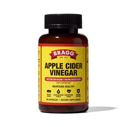 Bragg Apfelessig Kapseln mit Vitamin D und Zink - 90 Kapseln - Unterstützt Das Immunsystem