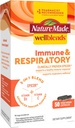 Natur gemacht Wellblends Immun- & Respirator, EpiCor Postbiotic, Vitamin C, Vitamin D3, Advanced Immun Support Supplement, 50 Vegetarische Kapseln