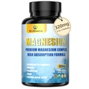 5-in-1 Magnesium Complex | 320mg Magnesium Glycinat, Malat, Citrat... | Unterstützung für Schlaf, Muskelentspannung und Energie Metabolismus | Hohe Absorption | Vegan, Non-GMO | 120 Kapseln