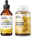 Wild & Organic Echinacea Goldenseal Tinkture 4 fl oz & Immun Support Gummis