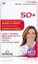 Frau 50+ Multivitamine mit Vitaminen, Eisen, Calcium, Aminosäuren, Energie, Vision & Heart Health, Vegetarische 30 Tabletten