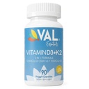 VAL Vitamin D3 + K2 (MK-7) 5000 IU & 90 mcg – Bone & Heart Health Support – High Potency, Non-GMO, Easy to Swallow – 90 Vegan Capsules – D3 K2 Supplement Made in USA