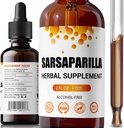 FabLab Sarsaparilla Root Tincture - Kräuterergänzung für Detox und Immununterstützung - 2 Fl Oz - Alkoholfrei - Non-GMO - Unterstützt gesunde Haut, Hormon Balance und Verdauung