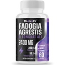 2400mg Fadogia Agrestis Tongkat Ali Supplement - Fadogia Agrestis 1400mg & Tongkat Ali 1000mg Ultra Blend, Maximale Stärke, Muskelmasse & Leichtathletik, 60 Softgels