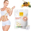 KLIFE 60PCS Bienengift-Nabelpflaster, Bienengift-Lymphdrainage-Nabelpflaster, Bienengift-Nabelpflaster für Frauen und Männer (60pcs / 1 Beutel)