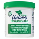Unkers Therapeutic Rub für Joint Pain, Sore Muskeln, Burn Cream, oder Beruhigen Sie Ihren Husten 13,5 Unzen