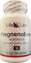 LifeLink Pregnenolone | 10mg x 180 Kapseln | Immunsystem-Unterstützung, Anti-Aging, Gedächtnis, Kognition | Gluten Free & Non-GMO | Made in USA