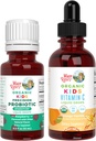 MaryRuth Organics Precision Probiotic & Vitamin C Drops für Kinder | USDA Organic, Clean Label Project Verified® | Gut Health, Immununterstützung, & Overall Wellness | Vegan, Non-GMO, Gluten Free