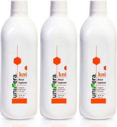 Univera KM Mineralische Ergänzung | Original Karl Jurak Formel | Reich an Kalium & Vitamine | Stabilisiert pH Balance | Unterstützt Verdauung + Nährstoffabsorption | Natürliche Phytonutrients | 90 Tage Versorgung