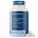 Life Enhancement Ultra Triple Magnesium Complex für Frauen und Männer mit Glycinat, Malat und Citrat - Magnesium Supplement Enhance Sleep and Brain Function - Made in USA (90 Vegetarische Kapseln)