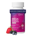 Microbiome Labs MegaSporeBiotic Kids Probiotic - Spore Based Gummy Probiotics for Kids - Unterstützt Gut Health & Immunität mit Bacillus Probiotic Blend - Berry Flavored (30 Gummi)