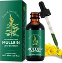 Mullein Tropfen für Lunge, Mullein Blatt Tinktur Tropfen | 2 fl oz |Mullein Blatt Extrakt für Lunge Detox und Respiratorische Lunge Gesundheit, Unterstützung für respiratorische, natürliche Kräuterergänzung