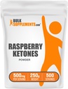 BulkSupplements.com Himbeere Ketone Pulver - Himbeere Ketone Beilage, Antioxidans Quelle - für Energieunterstützung, Glutenfrei, 500mg pro Servierung, 250g (8.8 Unze) (Pack von 1)
