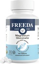 Freeda Magnesium Gluconate - Kosher Vegan Magnesium Supplement für Männer und Frauen - Leg & Muskel-Krumpen und Spasm-Relief - Natürliche Muskel-Entspanner - Magnesio Vitamine und Nahrungsergänzungsmittel (100 Tabletten)